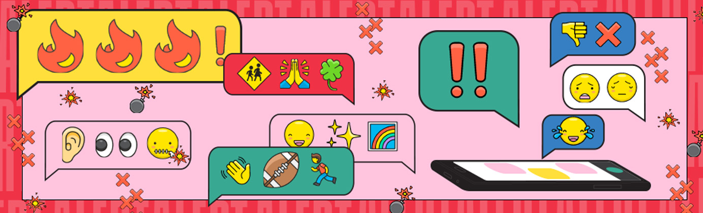 Emojis in text boxes